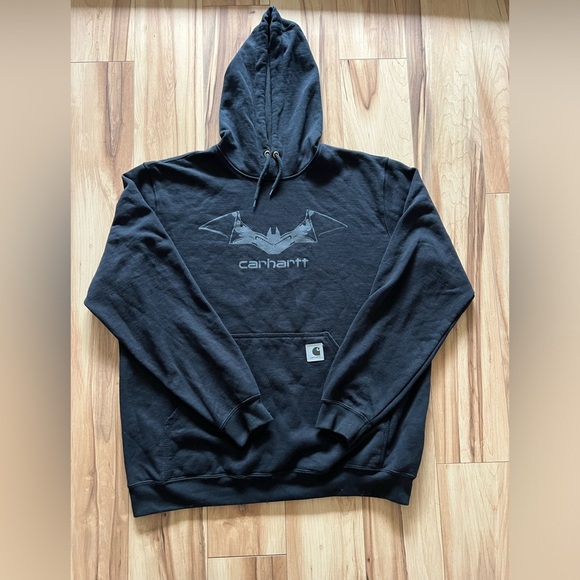 Carhartt exclusive Batman hoodie, size Large, color black - Picture 1 of 4